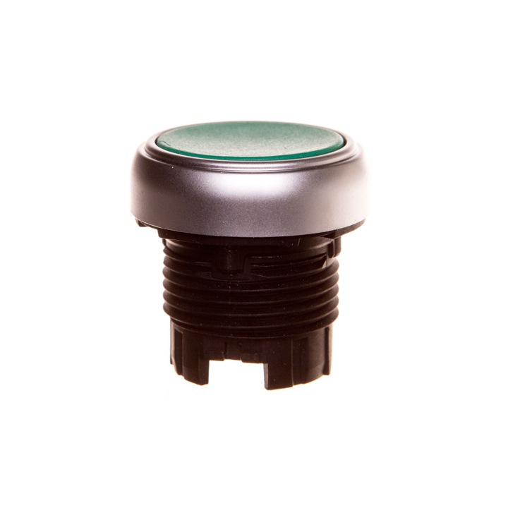 Buton cu retur si arc, Lovato Electrics, Verde