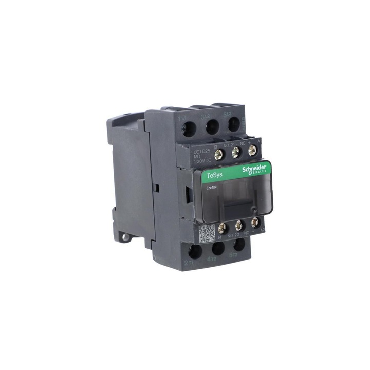 Contactor de putere, Schneider TeSys D, 25A 3P 220V DC