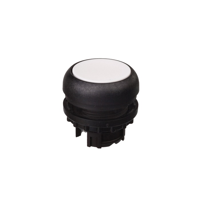 Intrerupator cu revenire, Eaton, Plastic, IP67, Negru/Alb