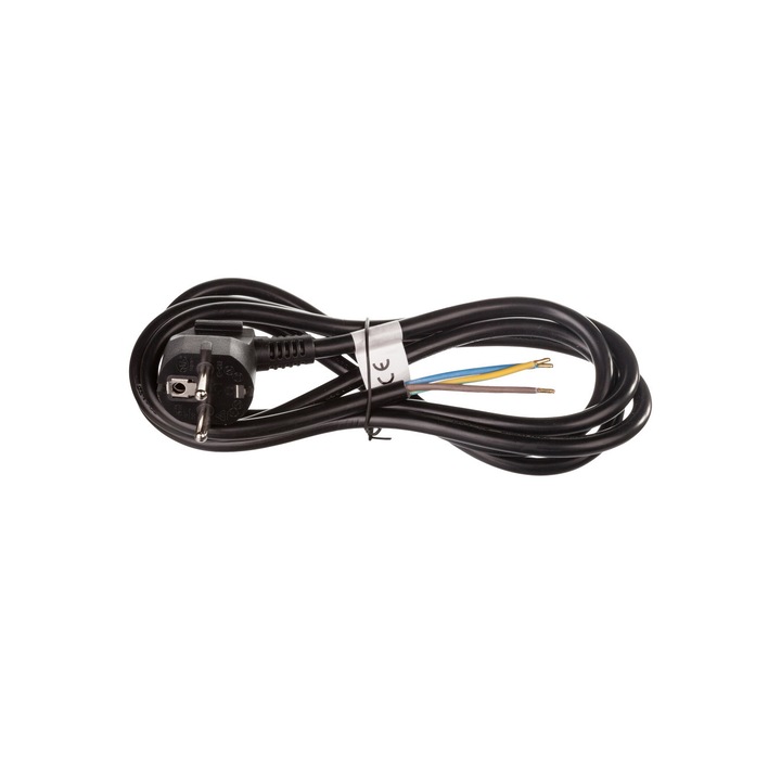 Cablu de retea, Emos, 3x1,5, 2m, Negru