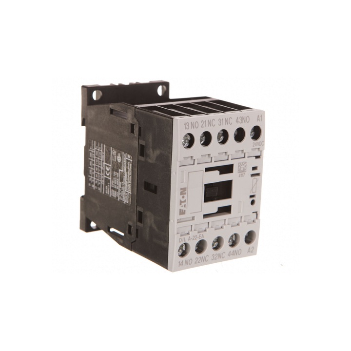 Спомагателен контактор, Eaton, 4A, Бял