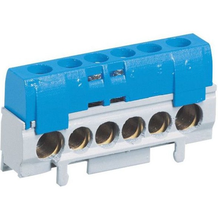 Banda de conexiune, Legrand, Albastru, 1x16-35mm2 + 5X6-25mm2
