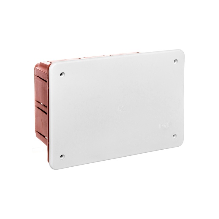 Cutie incasabila cu capac, Elettrocanali, Alb