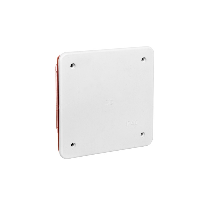 Cutie incasabila cu capac, Elettrocanali, Alb