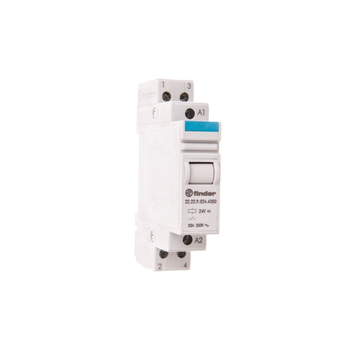Модулно захранващо реле, Finder, 2Z, 20A, 24V, Бяло