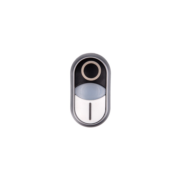 Buton dublu de actionare, Eaton, Auto-revenire, Iluminat, Multicolor