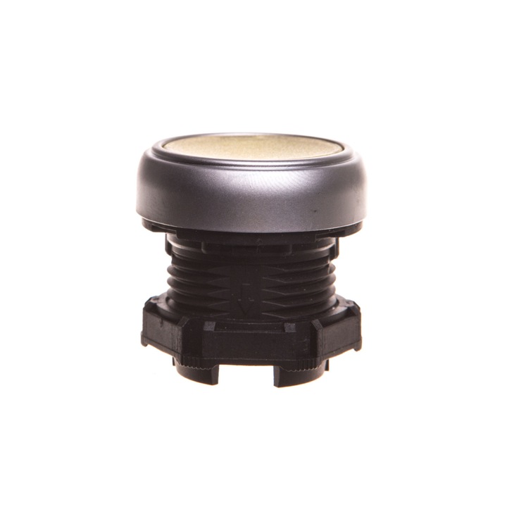 Unitate cu buton galben cu iluminare de fundal si LPCBL105 cu returnare automata