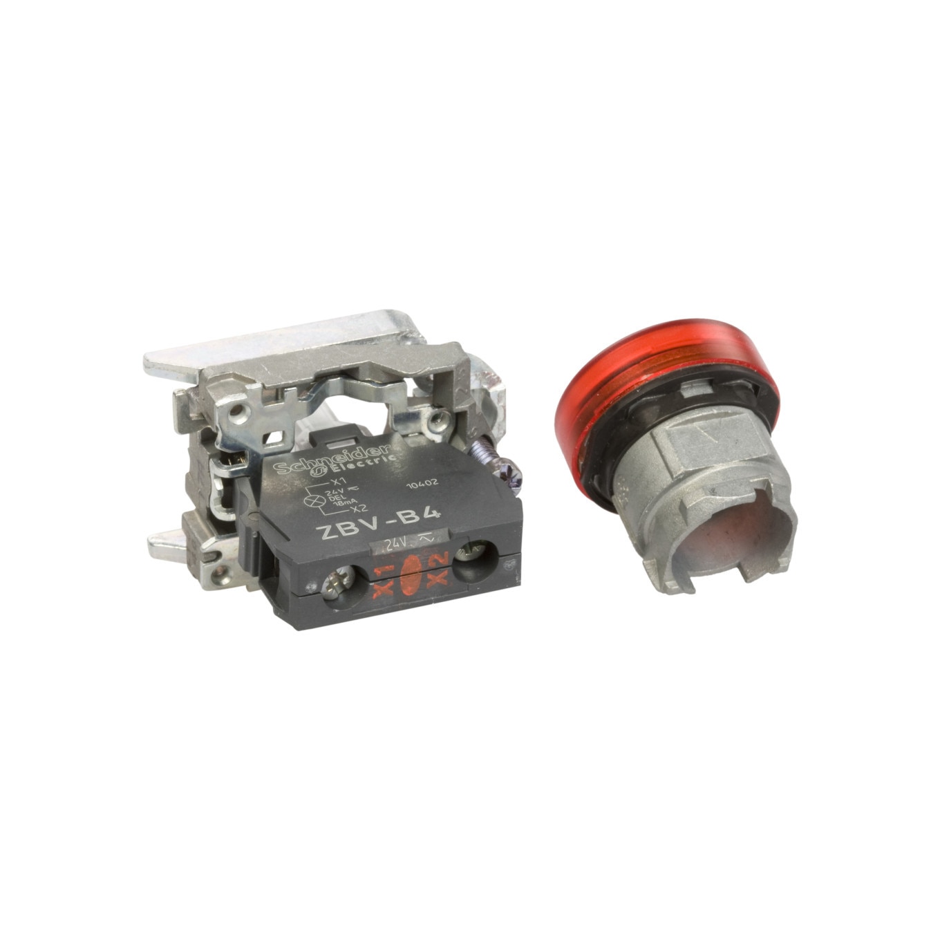 Сигнална лампа, 22мм, червена, 24V AC/DC LED - eMAG.bg