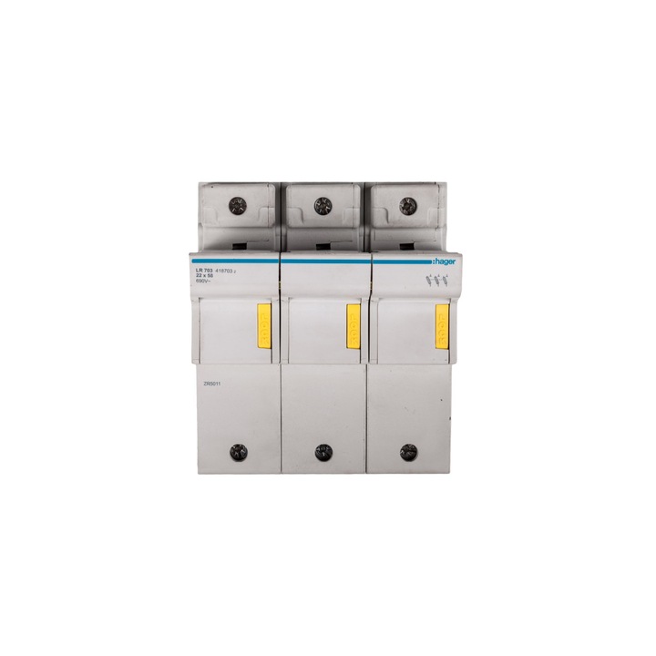 Siguranta fuzibila, Hager, 3P, 125A, 500V, 36 Nm, 125 x 105 x 96 mm, Alb