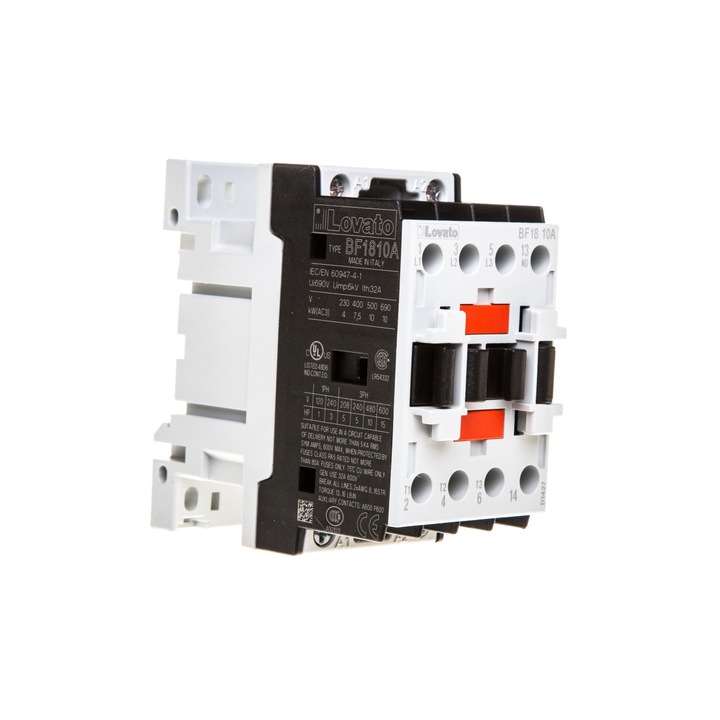 Contactor putere, Lovato, 3P, 18A, 7,5kW