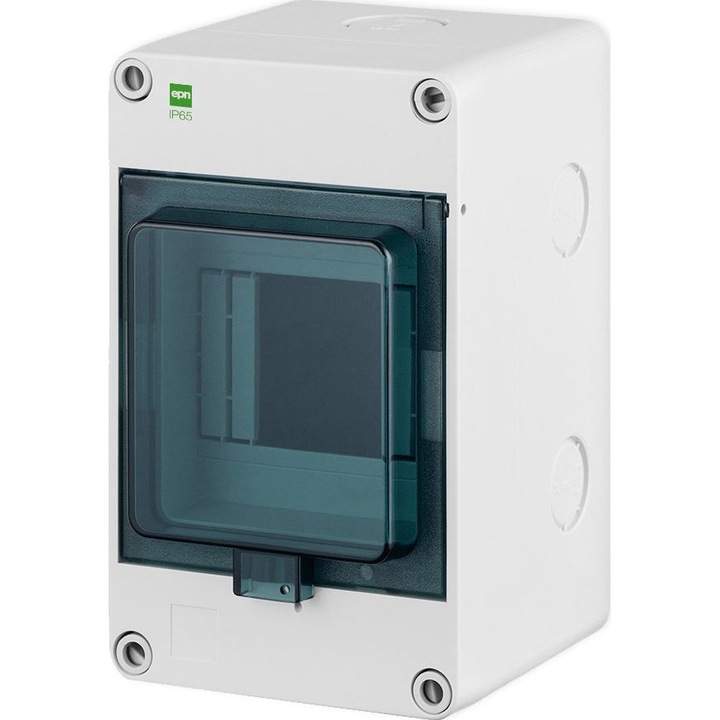 Aparat de comutare montat la suprafata, Elektro-Plast, Plastic, Alb