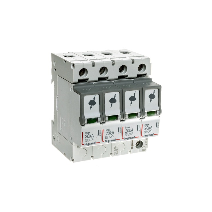 Descarcator, Legrand, Model C Tip 2 4P 20kA 1.2kV ON 300 412223