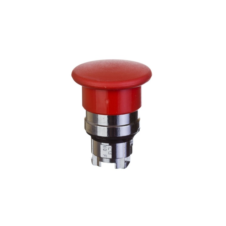 Bunton de actionare, Schneider Electric, Tip ciperca, Auto-retur, Rosu