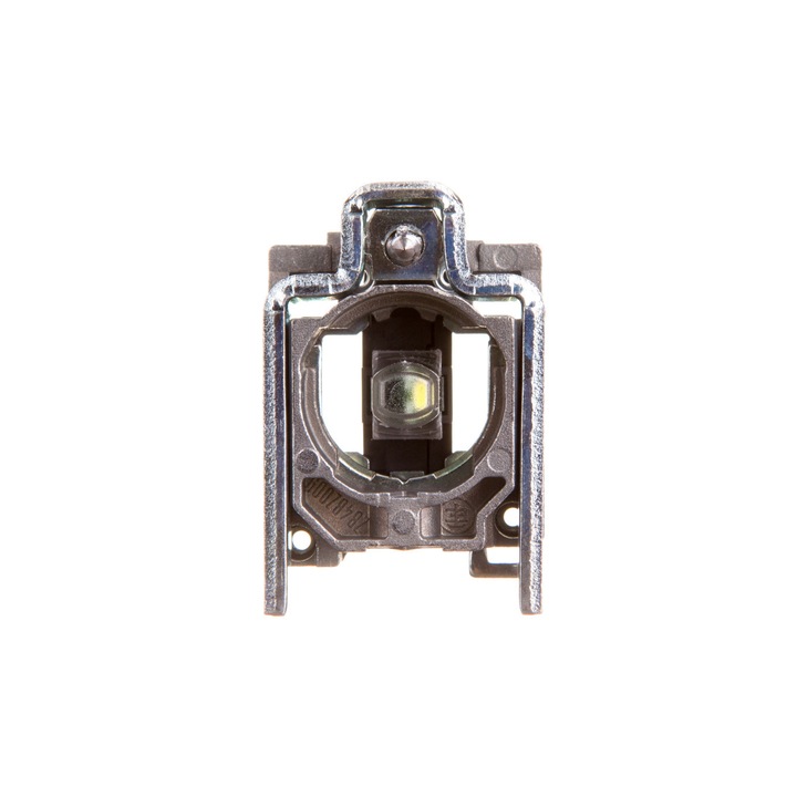 Corp intrerupator LED 24V, Schneider Electric, metalic, alb, 30x47x37mm