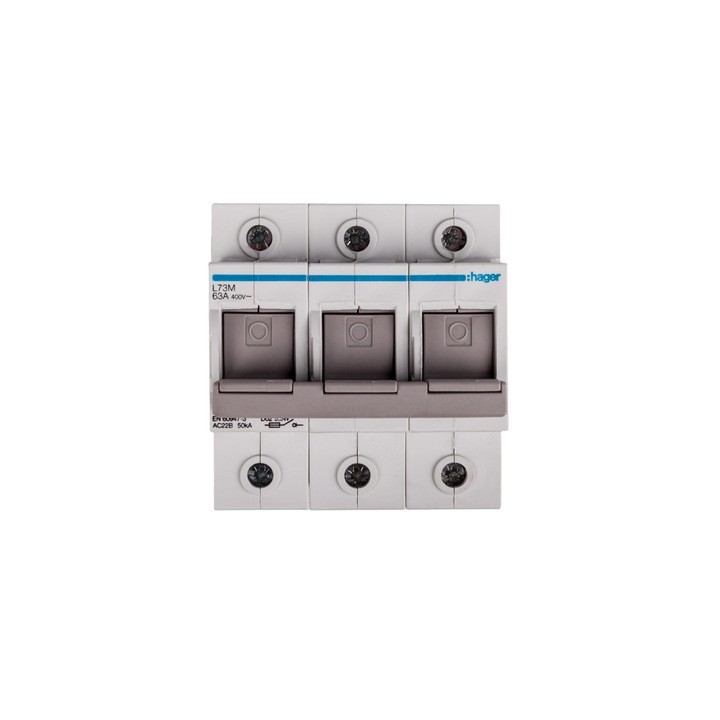 Siguranta electrica Hager, 3P, 63A, 400/440 V