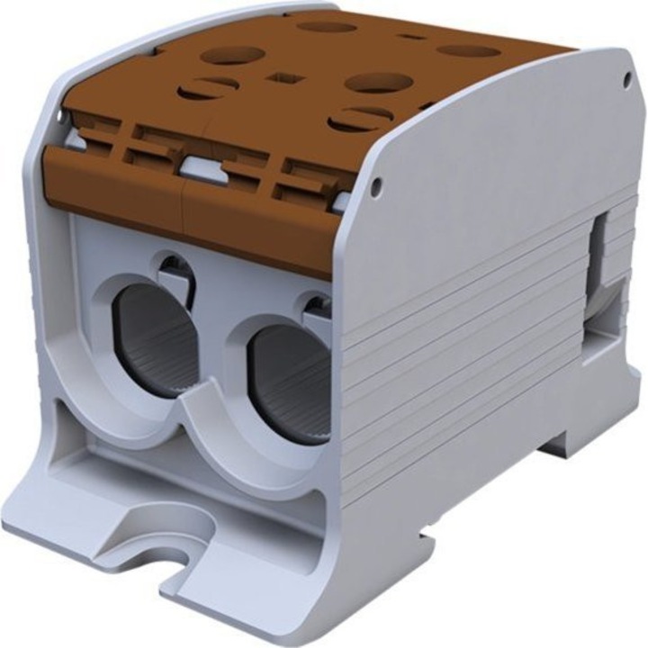 Bloc terminal, Simet, Argintiu/Maro