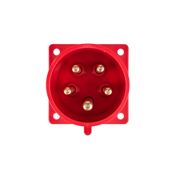 Fisa de panou, PCE, 32A, 5P, 400V, IP44, Rosu