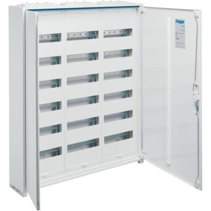 Centrala modulara, HAGER, 18x12, montata la suprafata, IP44