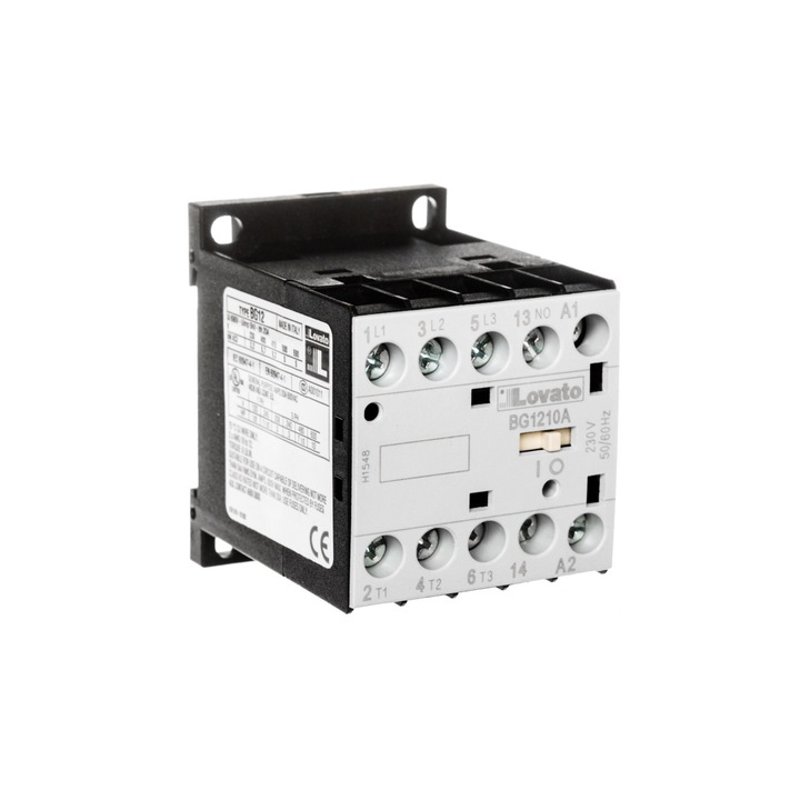 Contactor de putere, Lovato Electric, 3P, 12A, 400VAC