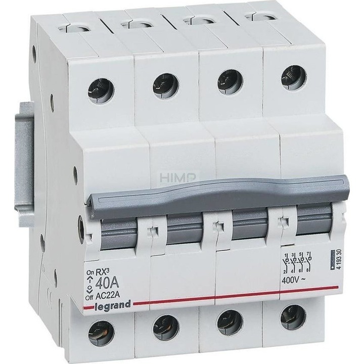 Separator modular, Legrand, RX3 40A 4P, Alb