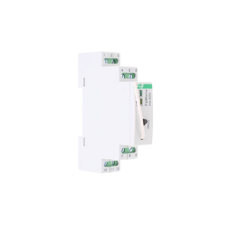 Modul multifunctional F&F, 2 intrari, 2 iesiri, 85-265V AC/DC, montaj 1/4 DIN