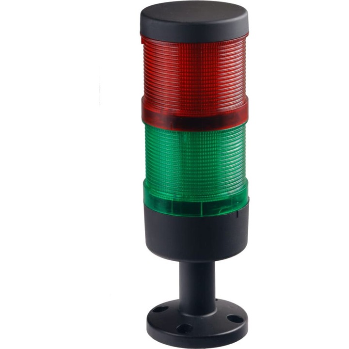 Сигнална колона, Spamel, 230V AC, IP20, Червен/Зелен