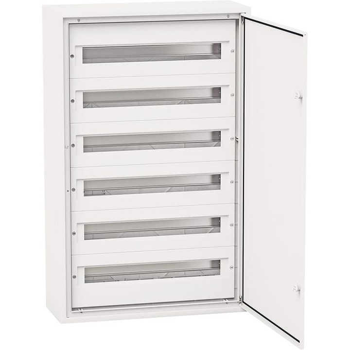 Centrala modulara 6x24, incastrata, IP54 DARP-144, usa din aluminiu, alb 9.624