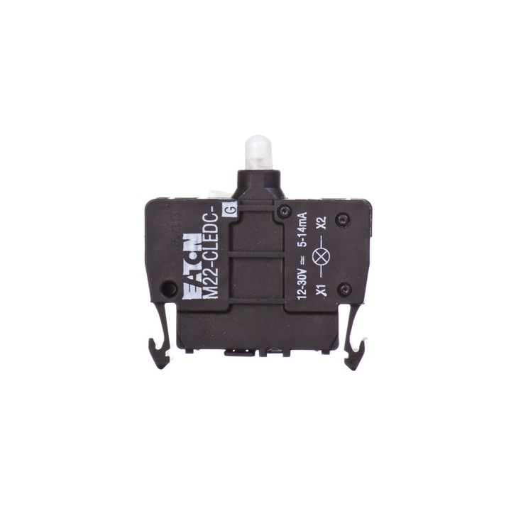 Suport lampa LED verde 12-30V AC/DC M22-CLEDC-G 216574 1325169