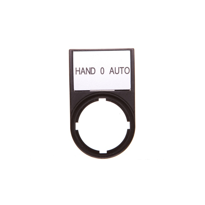 Placuta pentru etichete, Eston, 50x30mm, 22mm, Negru