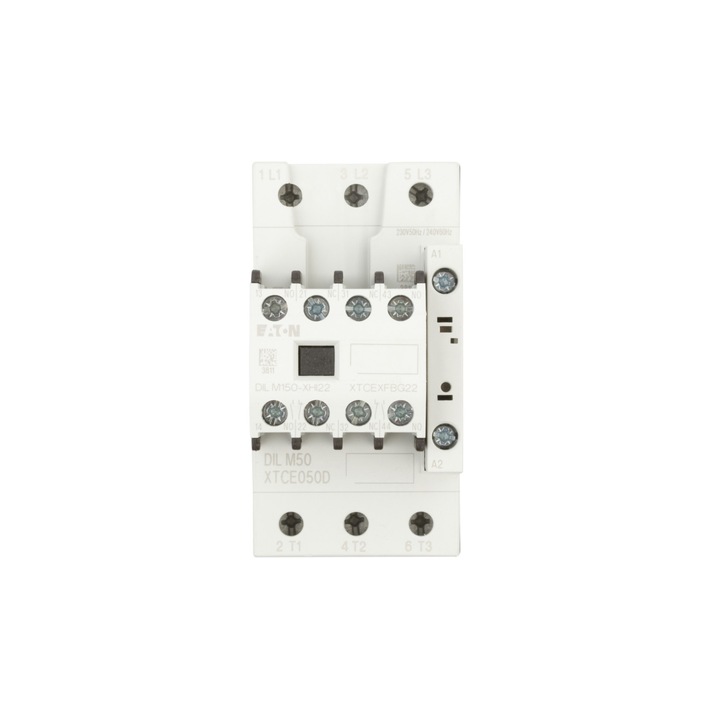 Contactor de putere, Eaton, 50A, 3P, 230V, AC 2Z 2R DILM50-22