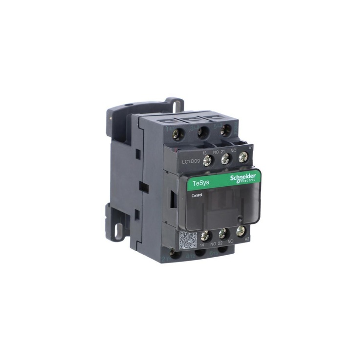 Tápkontaktor, Schneider, TeSys Deca, 9A 3P 24V, 440 V