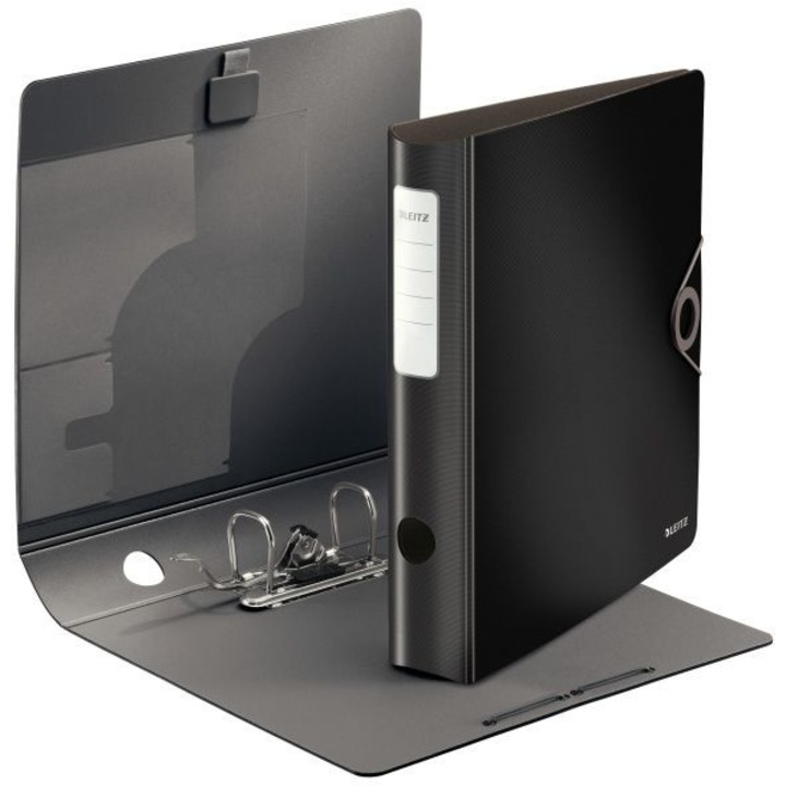 Bibliograf A4, Leitz, 60 mm, Negru