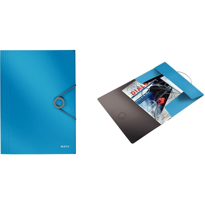 Mapa, Leitz, Albastru