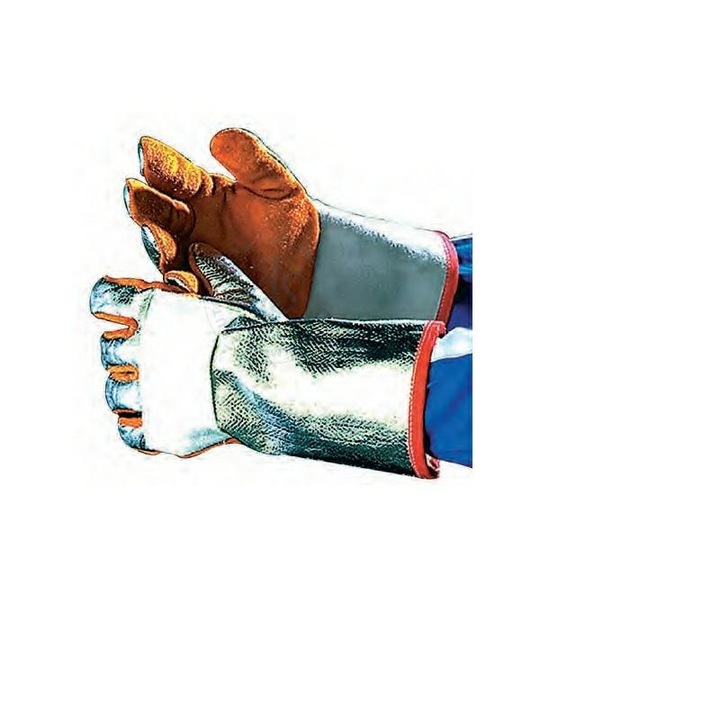 Hegesztőkesztyű, Weldline, ezüst/narancs, egy méret