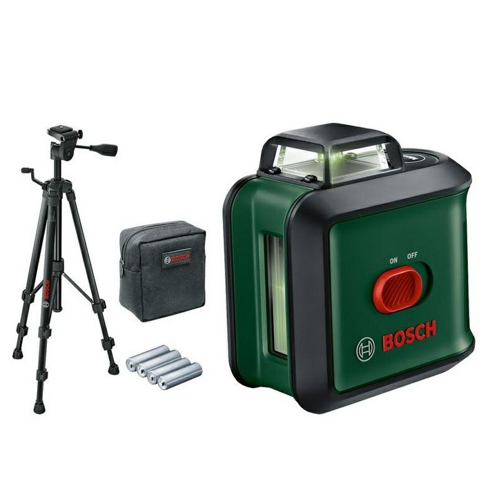 Set nivela laser Bosch, 24m, Multicolor