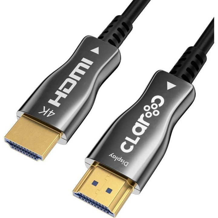 Оптични кабели AOC Claroc 4K@60Hz HDMI 2.0, 50m, черни