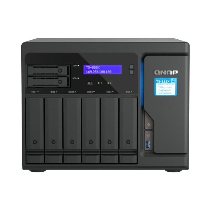 QNAP NAS TS-855X-8G (8 HDD), Hálózati tárolóegység (NAS)