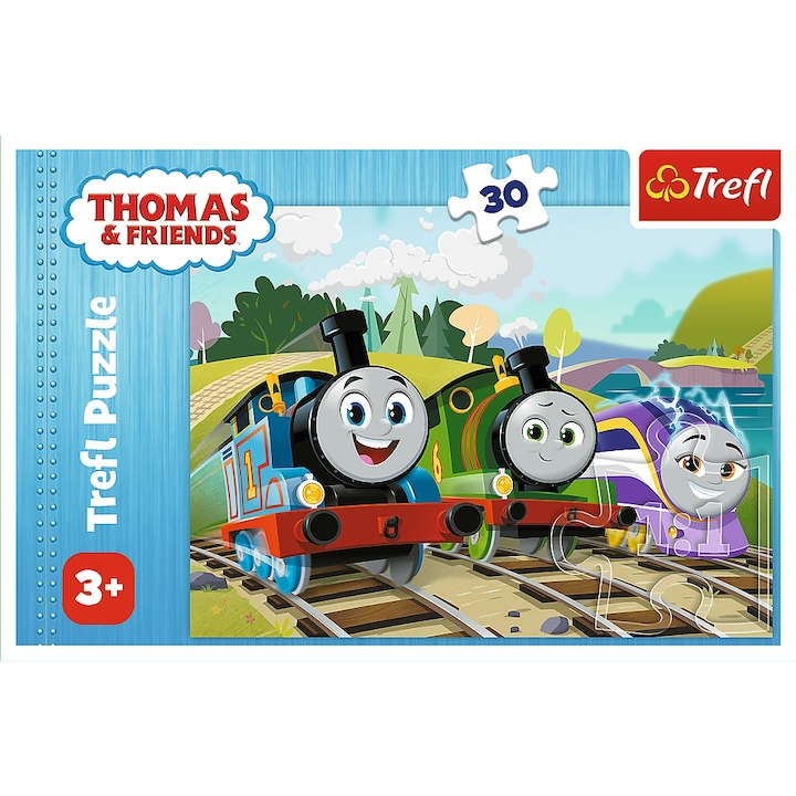 Puzzle Trenuletul Thomas, Trefl, 30 piese