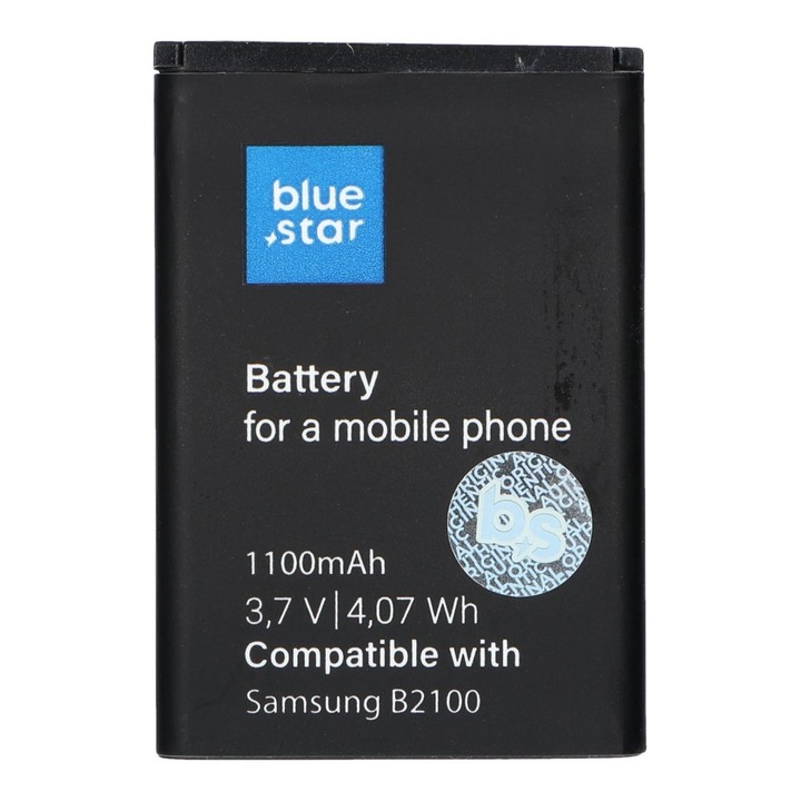 Baterie pentru Samsung, Blue Star, 1100 mAh, Negru