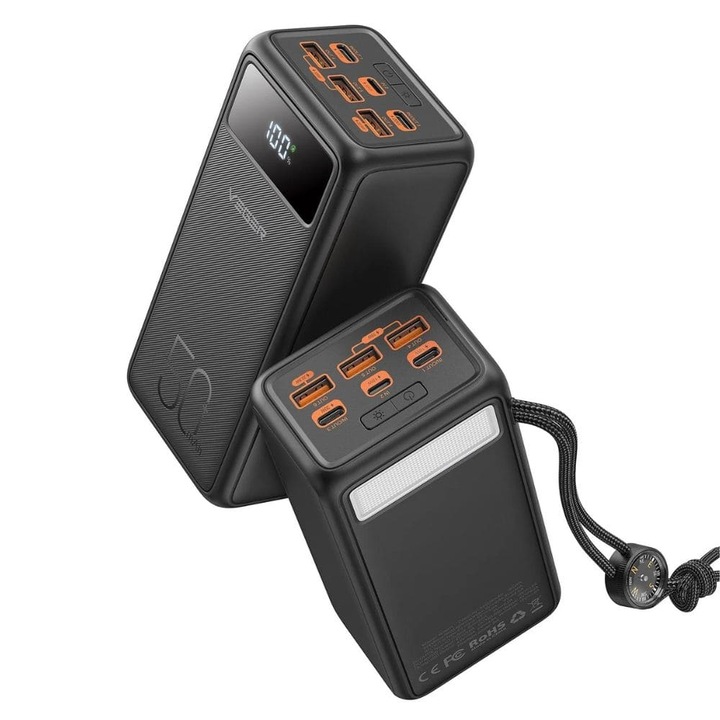 VEGER Tank Lite 50000mAh Gyors Töltő Power Bank - VP5001