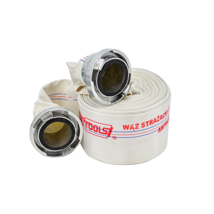 Furtun de apa cu conectoare, AWTOOLS, 3" x 30m