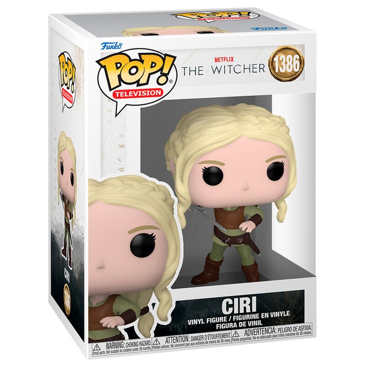 Figurina POP The Witcher Ciri, FunKo, Multicolor