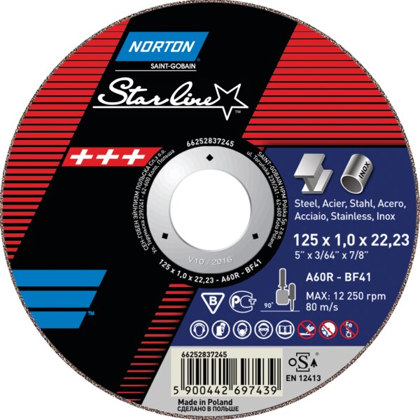 Disc de taiere Norton, Starline, Flex Shield, Multicolor - eMAG.ro