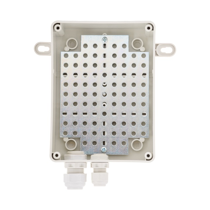 Külső ház, Atte, IP56, 150x110x70mm, Tömszelence, 1xM16, 1xM20