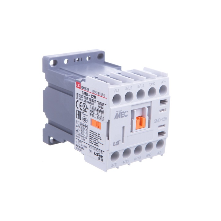 Contactor miniatural 12A, LS, 3P, 1z 24V, Gri