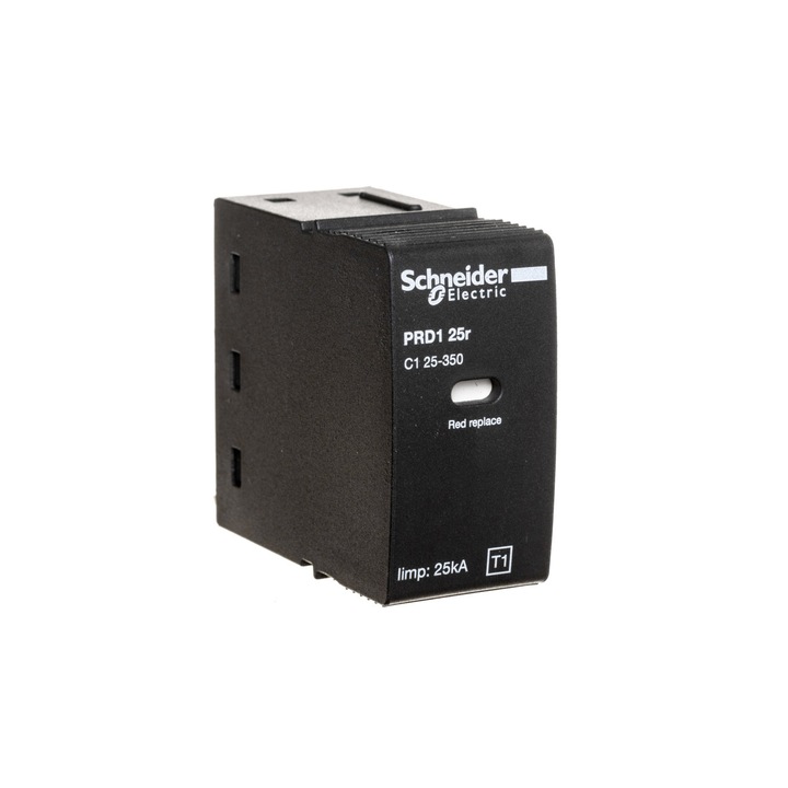 Descarcator de supratensiune B Tip 1, SCHNEIDER, 25kA 1.5kV 350V, Negru