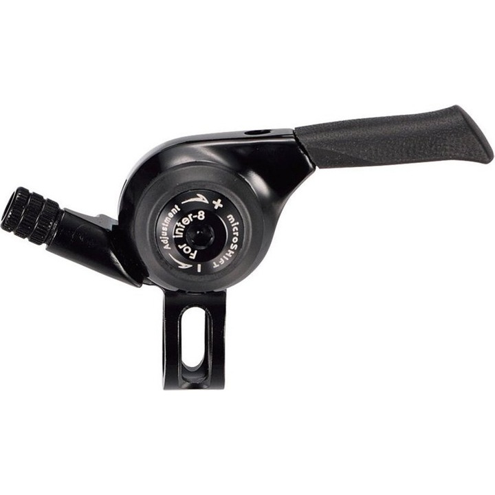 Váltókar, Microshift, jobb, 8 sebesség, Shimano kompatibilis, fekete