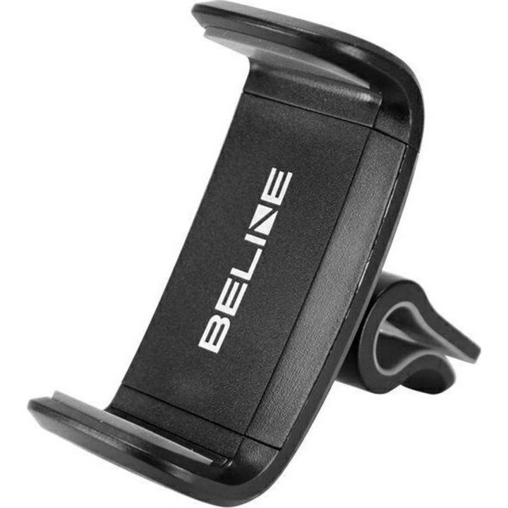 Стойка за телефон за кола, Beline, ABS/Силикон, 65 x 75 x 33 mm, Черна