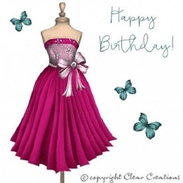 Felicitare "Happy Birthday", Rossi, Multicolor