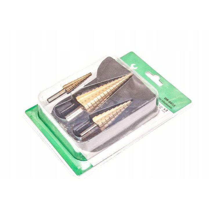 Set 3 burghie conice, Ktw Euro, 4-32mm, Auriu/ Argintiu